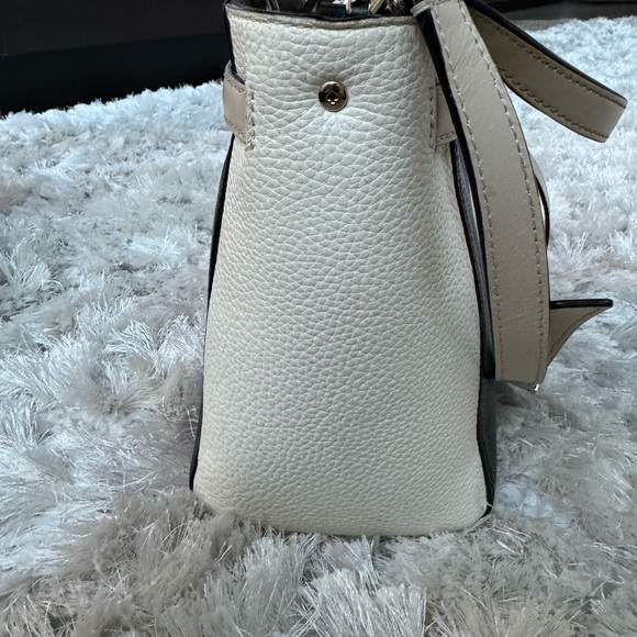 Kate Spade tri-color Purse Black, White and Cream Gently Used - Picture 5 of 10